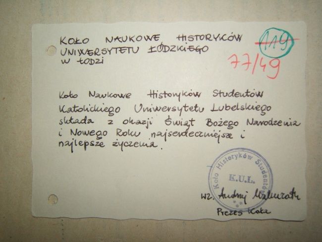 63. urodziny Studenckiego Ko\u0142a Naukowego Historyk\u00f3w U\u0141