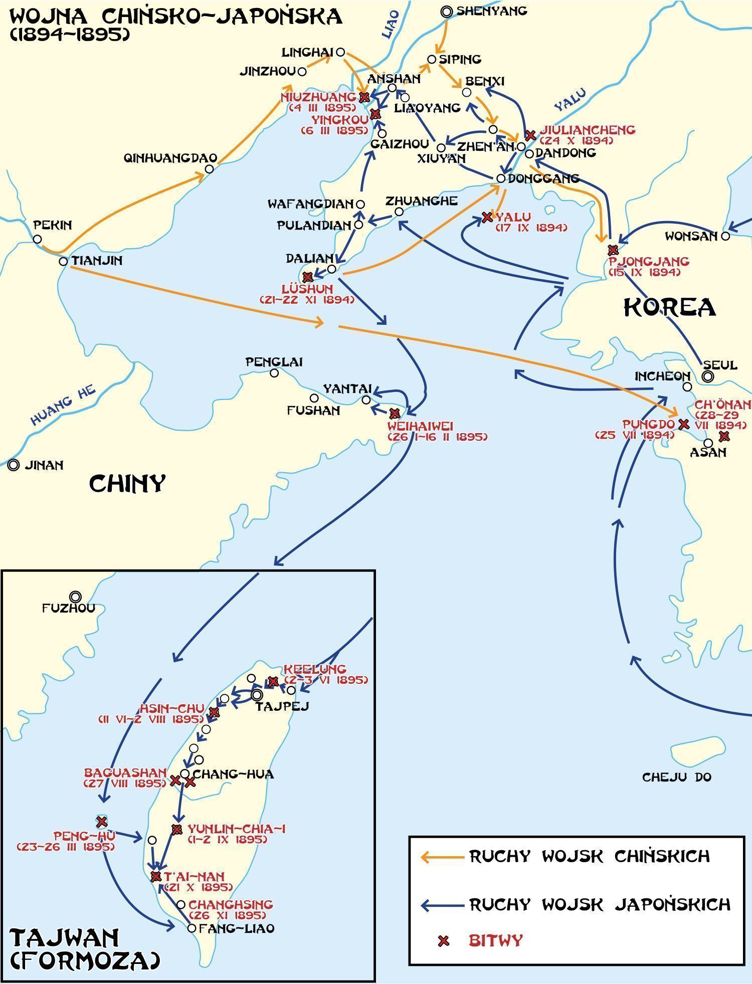Japonia w I wojnie światowej - Portal historyczny Histmag.org - Główne Miejsce Walk Między Japonią A Usa