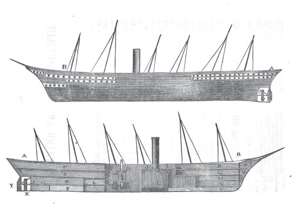 Pierwszy (i pechowy) na kilka sposobów. Rocznica wodowania ... cargo ship diagram 